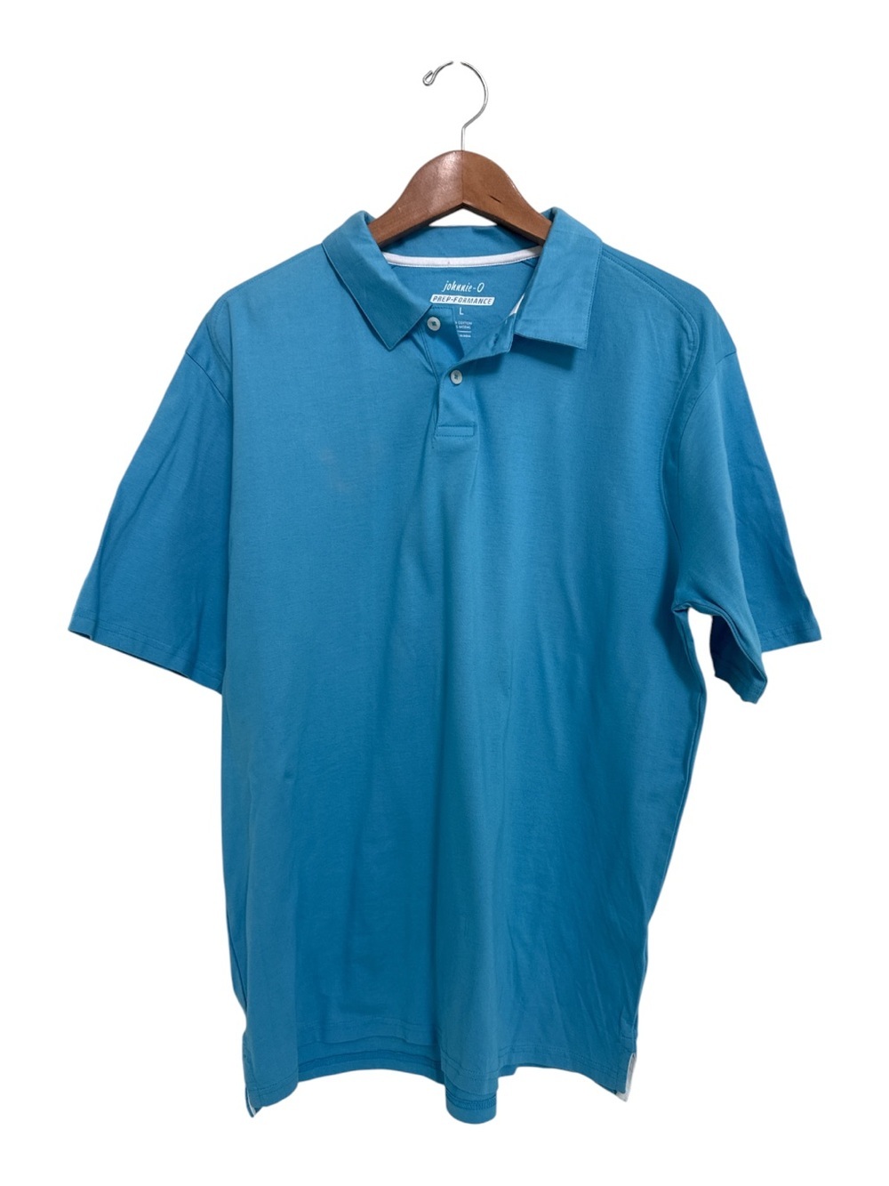 johnnie-O Teal Blue Men's Short Sleeve Golf Polo